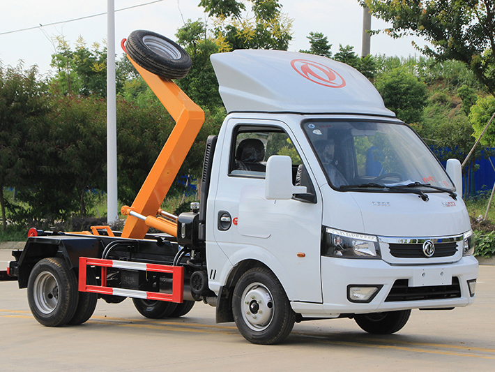 中威東風途逸藍牌2方勾臂垃圾車?