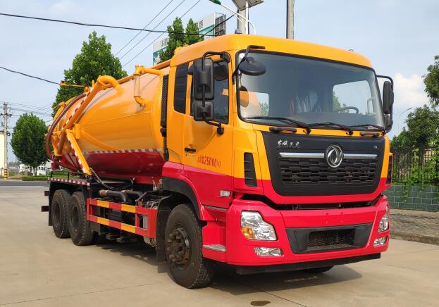 中威東風天龍16方吸污車